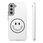 Smiley Happy Face Good Vibes Only Message Printed Phone Case