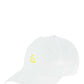 Dinosaur EMBROIDERY Cotton CAP / White