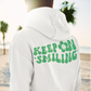 Keep On Smiling / Unisex Heavy Blend™ Hooded Sweatshirt / Green