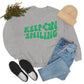 Keep On Smiling Sweatshirt / Unisex Heavy Blend™ Crewneck Sweatshirt / Green