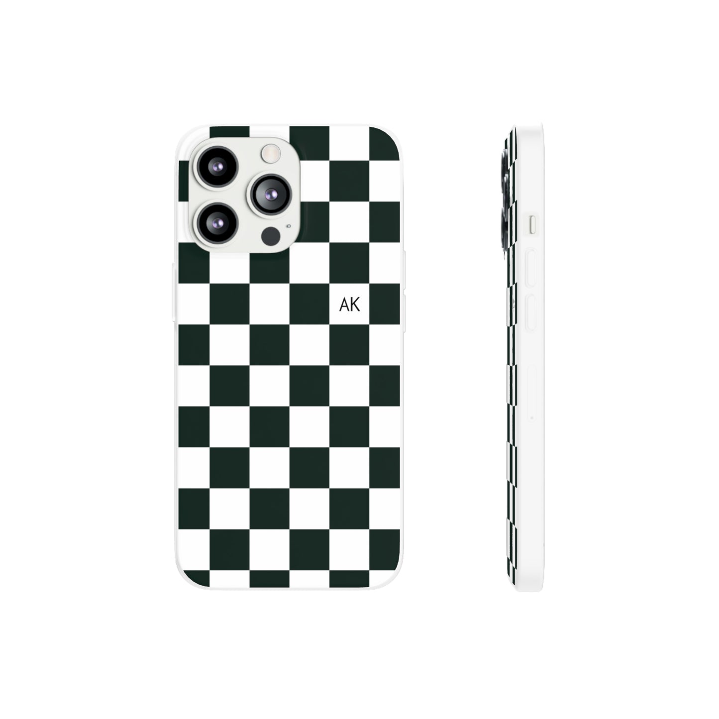 Custom Initial Print Phone Case / iPhone Galaxy / Flexi Cases