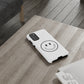Smiley Happy Face Good Vibes Only Message Printed Phone Case