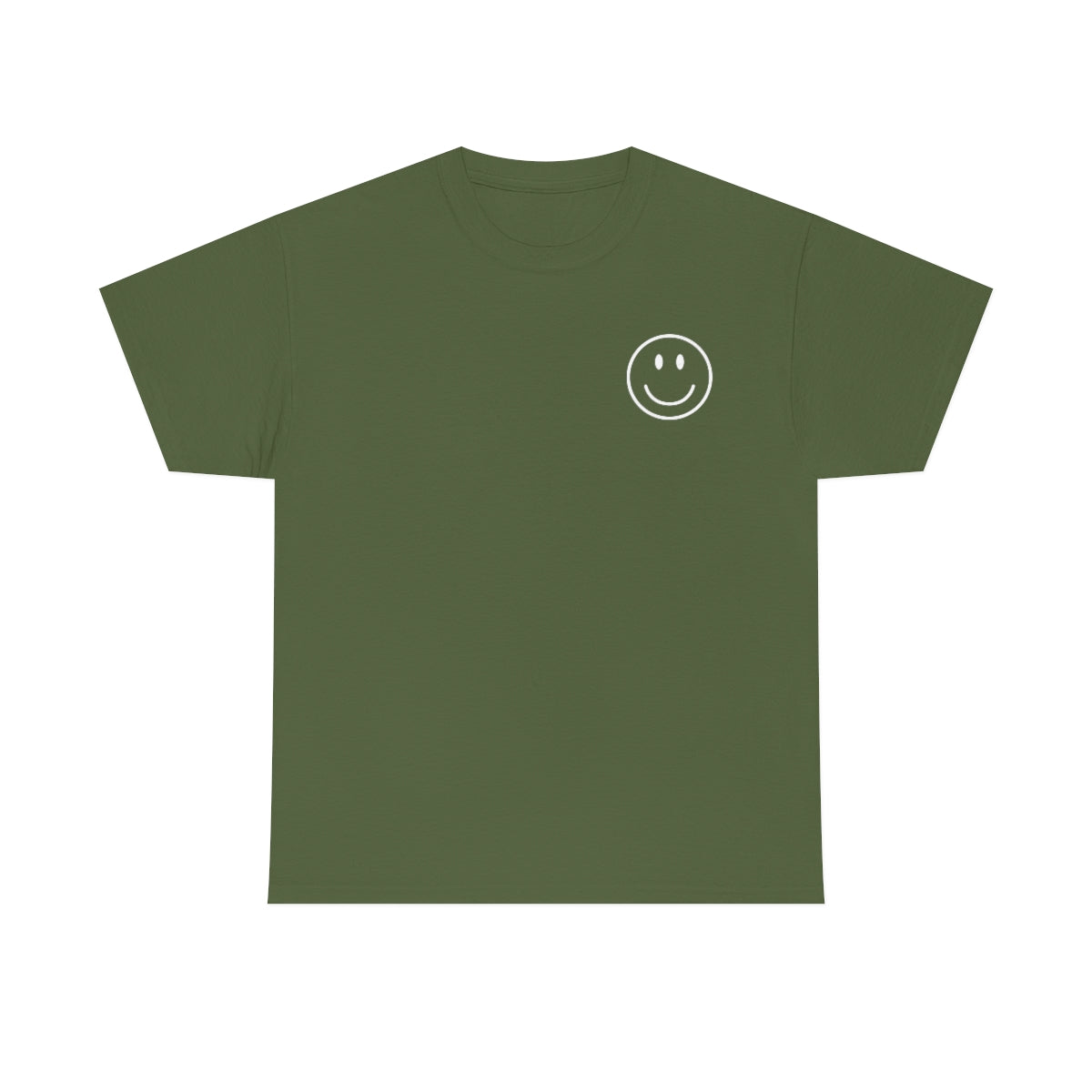 Keep On Smiling / T-shirt Unisex Heavy Cotton Tee / Dark Colors