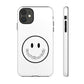 Smiley Happy Face Good Vibes Only Message Printed Phone Case
