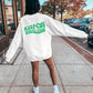 Keep On Smiling Sweatshirt / Unisex Heavy Blend™ Crewneck Sweatshirt / Green Backside