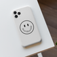 Smiley Happy Face Good Vibes Only Message Printed Phone Case
